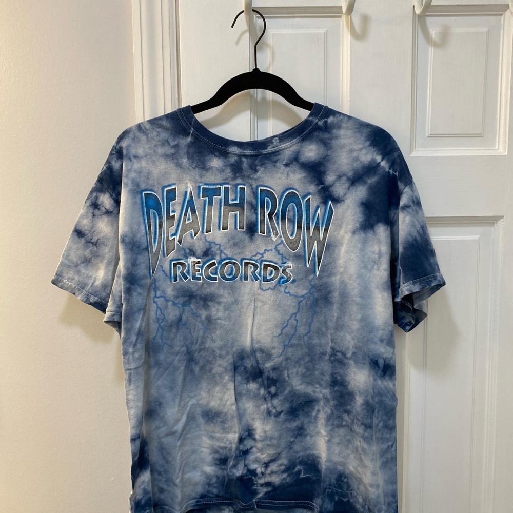 Death Row Records Blue Tie-Dye Tee